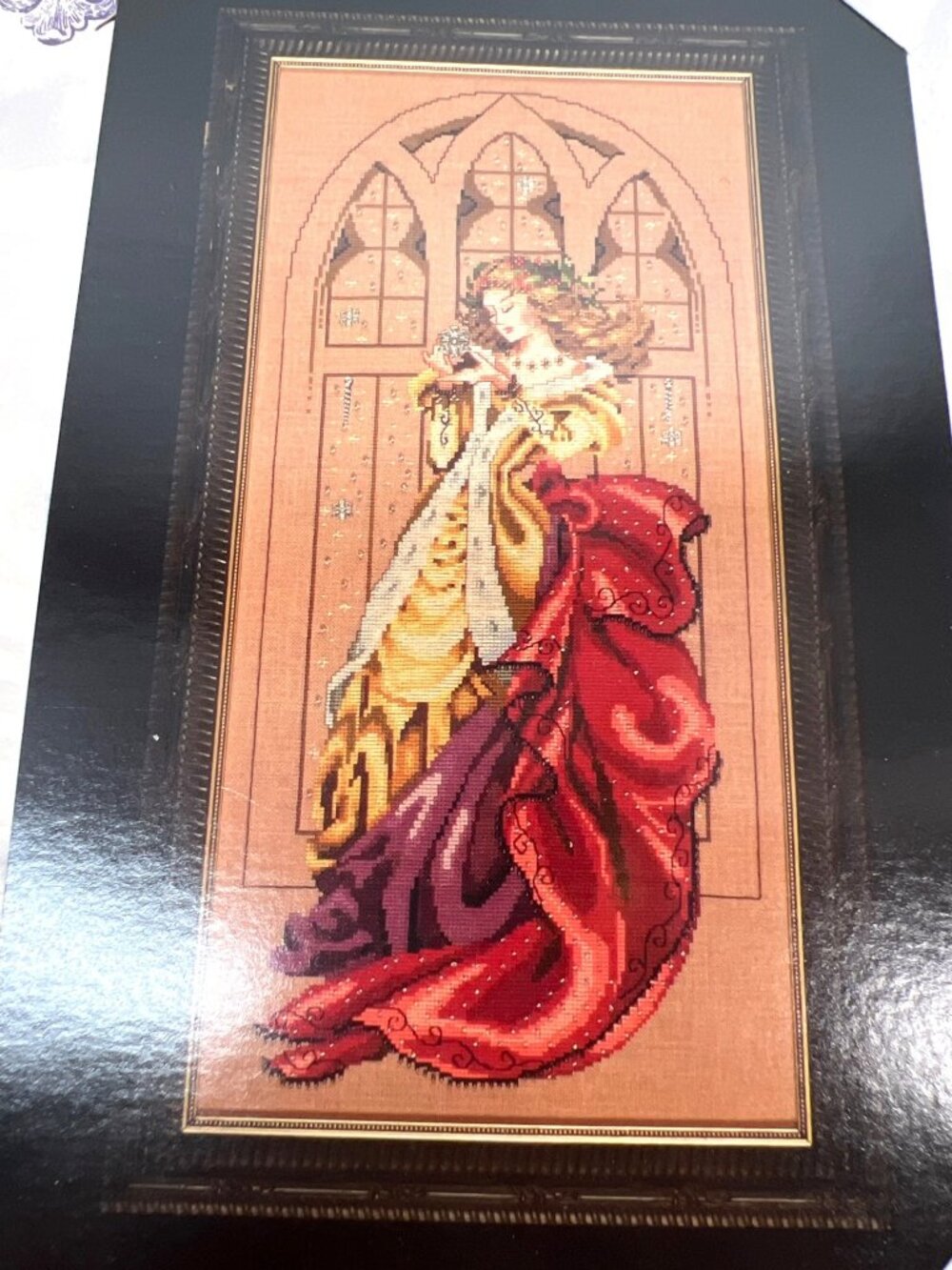 Mirabilia "White Christmas" Cross Stitch Chart Gothic-Inspired Winter Scene